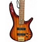 Used Ibanez sr540ZW Brown Sunburst Electric Bass Guitar