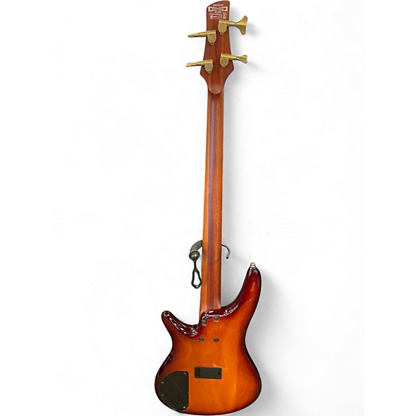 Used Ibanez sr540ZW Brown Sunburst Electric Bass Guitar