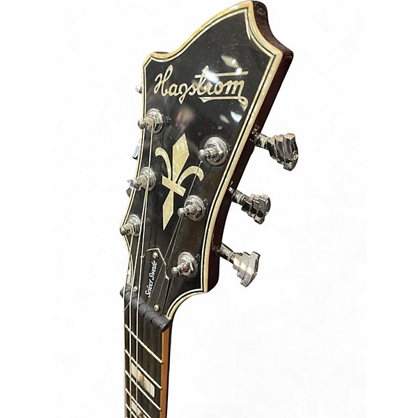 Used Hagstrom SELECT SWEDE Trans Brown Solid Body Electric Guitar