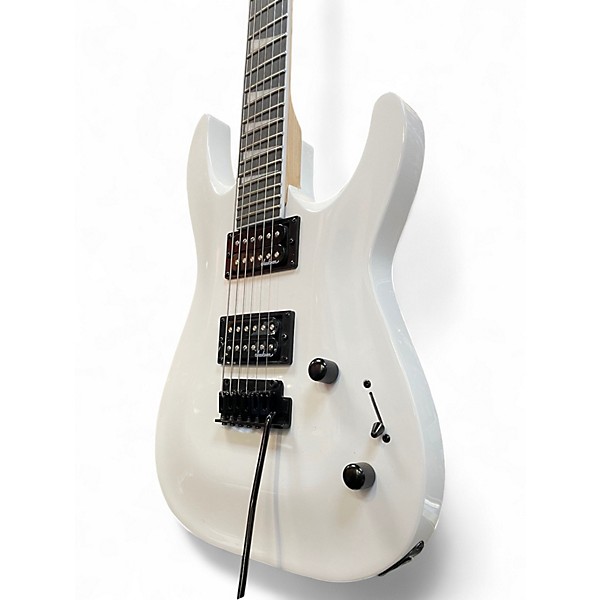 Used Jackson JS22 Dinky White Solid Body Electric Guitar