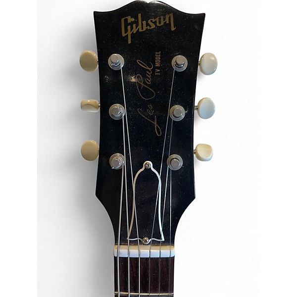 Used Gibson vos custom 1958 double cut tv yellow Solid Body Electric Guitar