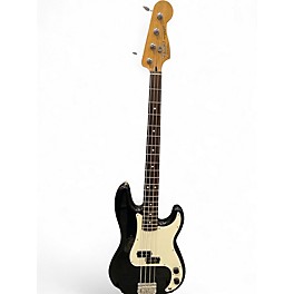 Used Fender Standard Precision Bass Black Electric Bass Guitar