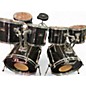 Used Pearl 8 Piece Export Black Drum Kit