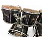 Used Pearl 8 Piece Export Black Drum Kit