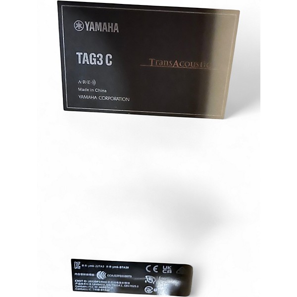 Used Yamaha TAG3 C Natural Acoustic Electric Guitar