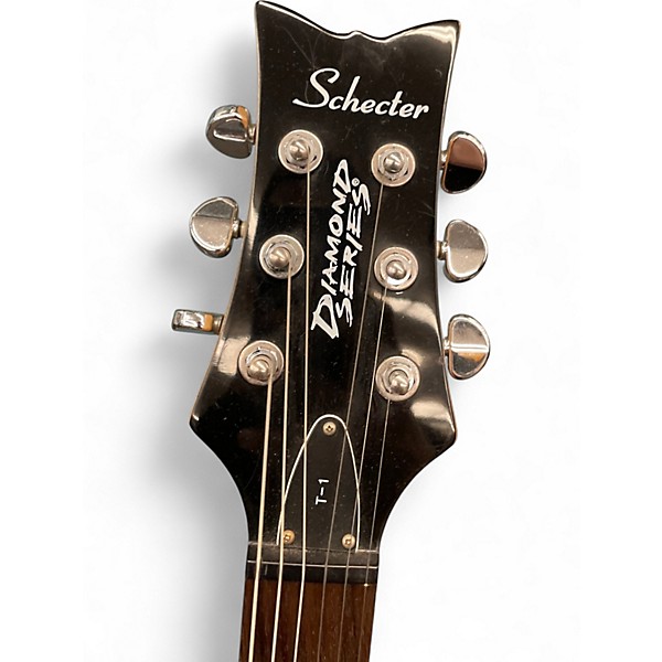 Used Schecter Guitar Research T-1 RED Solid Body Electric Guitar