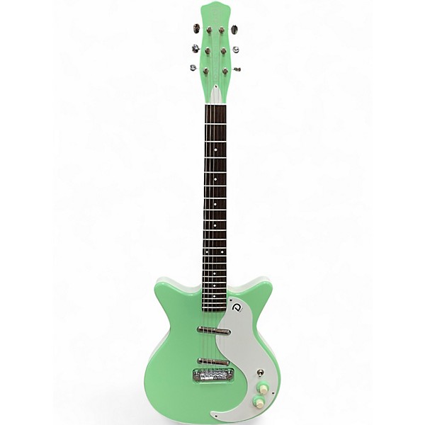Used Danelectro Stock '59 Seafoam Green Solid Body Electric Guitar