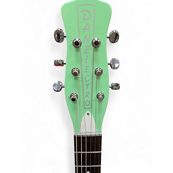 Used Danelectro Stock '59 Seafoam Green Solid Body Electric Guitar