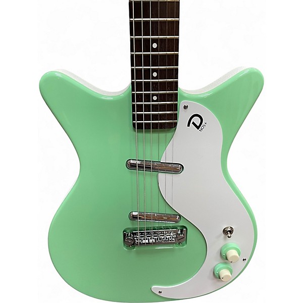 Used Danelectro Stock '59 Seafoam Green Solid Body Electric Guitar