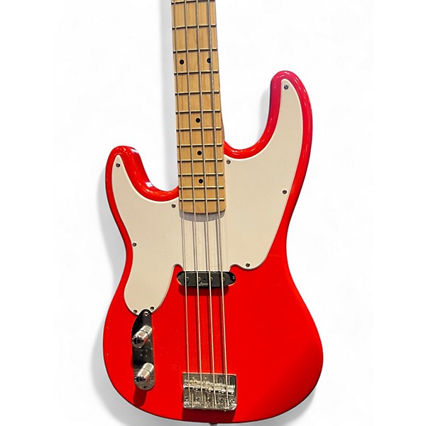 Used Harley Benton VT Series Red Electric Bass Guitar