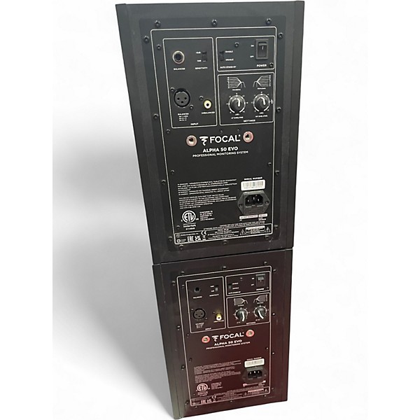 Used Focal Alpha 50 EVO Pair Powered Monitor