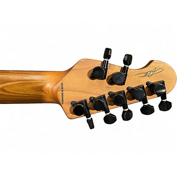 Used Sterling by Music Man Jason Richardson Signature Cutlass HH Dark Scarlet Burst Solid Body Electric Guitar