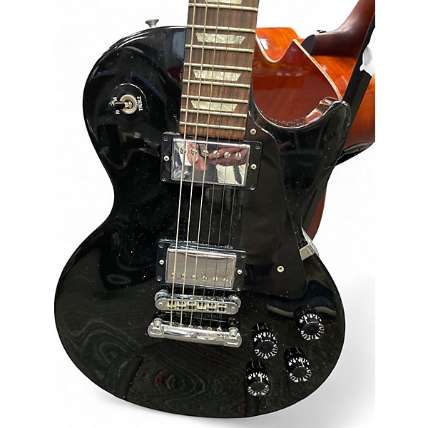 Used Gibson Les Paul Standard Black Solid Body Electric Guitar