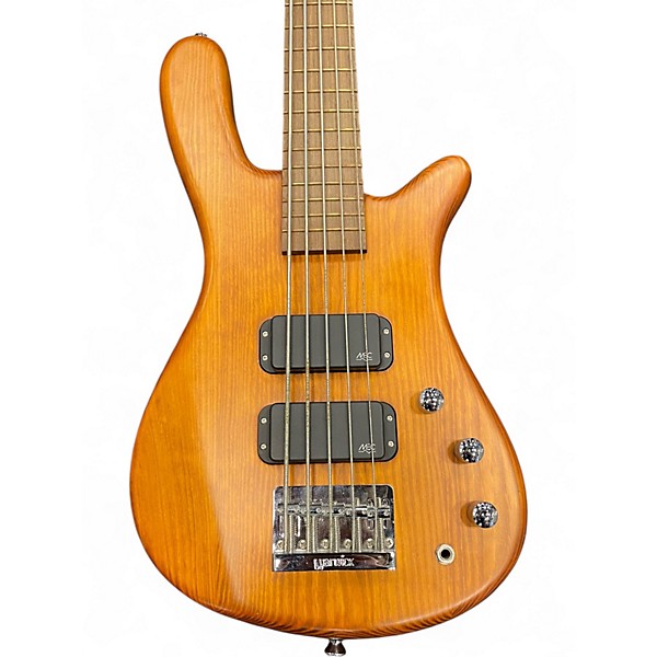 Used Warwick Streamer Standard 5 Natural Electric Bass Guitar