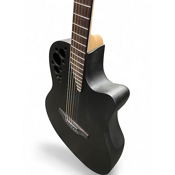 Used Ovation 2078TX-5-G Pro series Elite Black Acoustic Electric Guitar