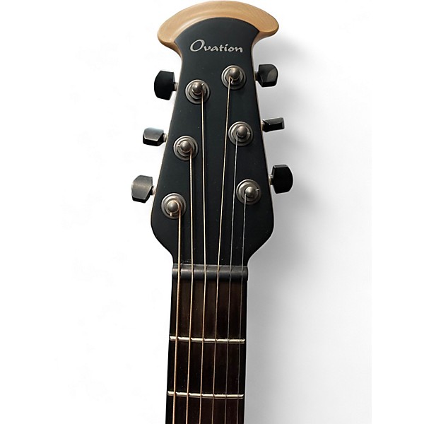 Used Ovation 2078TX-5-G Pro series Elite Black Acoustic Electric Guitar