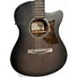 Used Ibanez AAM70CE Trans Charcoal Acoustic Electric Guitar