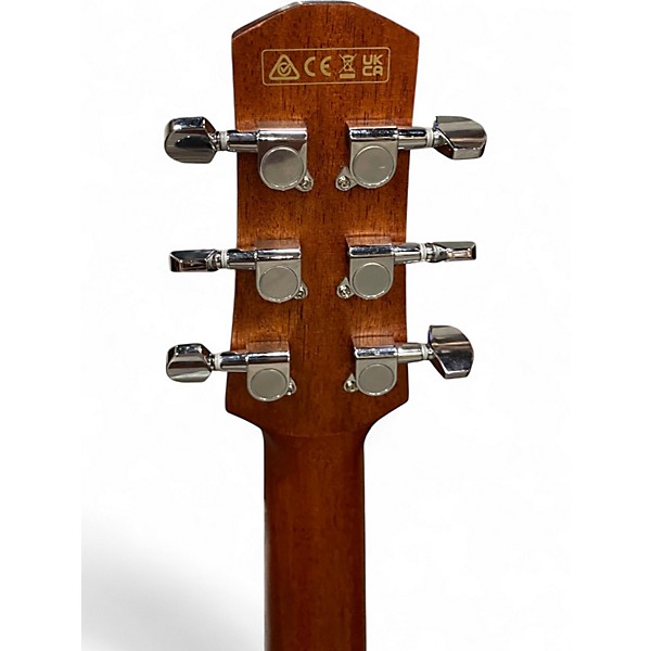 Used Ibanez AAM70CE Trans Charcoal Acoustic Electric Guitar