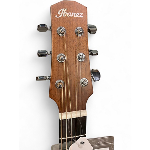 Used Ibanez AAM70CE Trans Charcoal Acoustic Electric Guitar