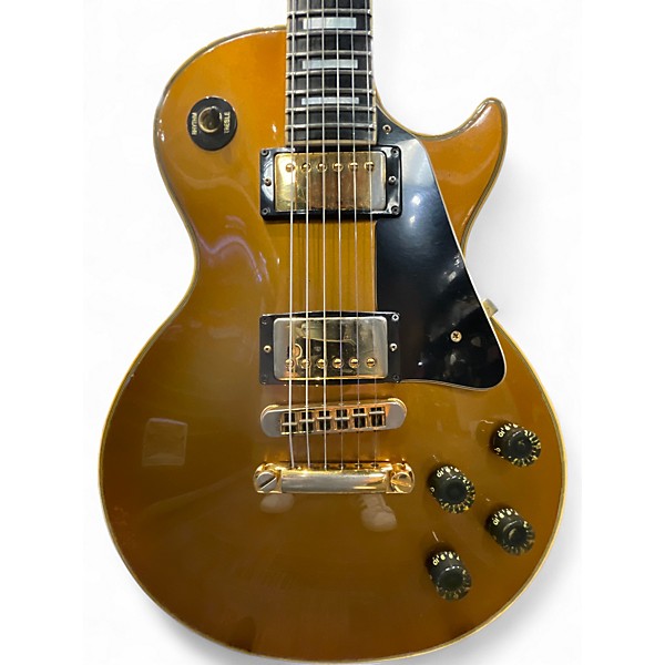 Vintage 1983 Gibson Les Paul Custom Gold Solid Body Electric Guitar