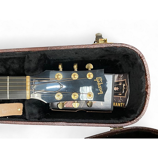 Used Gibson HP 665 SB Natural Acoustic Electric Guitar