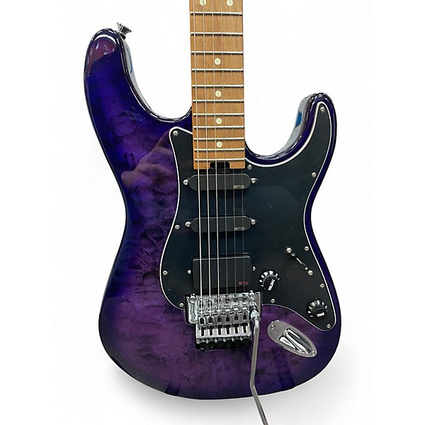 Used Charvel MARCO SFOGLI SIGNATURE SO-CAL STYLE I HSS FR CM QM TRANSPARENT PURPLE BURSR Solid Body Electric Guitar