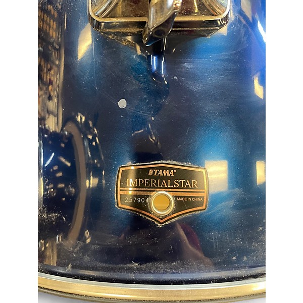 Used TAMA 5 Piece Imperialstar BLUE Drum Kit