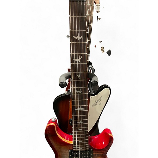 Used PRS SE Custom 24 Cherry Solid Body Electric Guitar