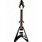 Used Epiphone KIRK HAMMETT FLYING V Ebony Solid Body Electric Guitar thumbnail