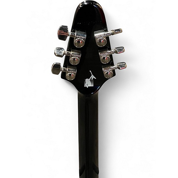 Used Epiphone KIRK HAMMETT FLYING V Ebony Solid Body Electric Guitar