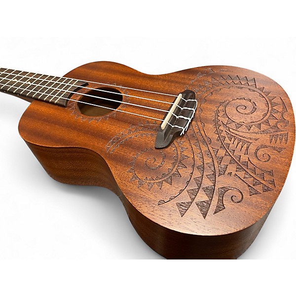 Used Luna Concert Tattoo Mahogany Ukulele
