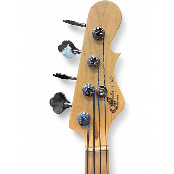 Used G&L JB-2 tribute 2 Tone Sunburst Electric Bass Guitar