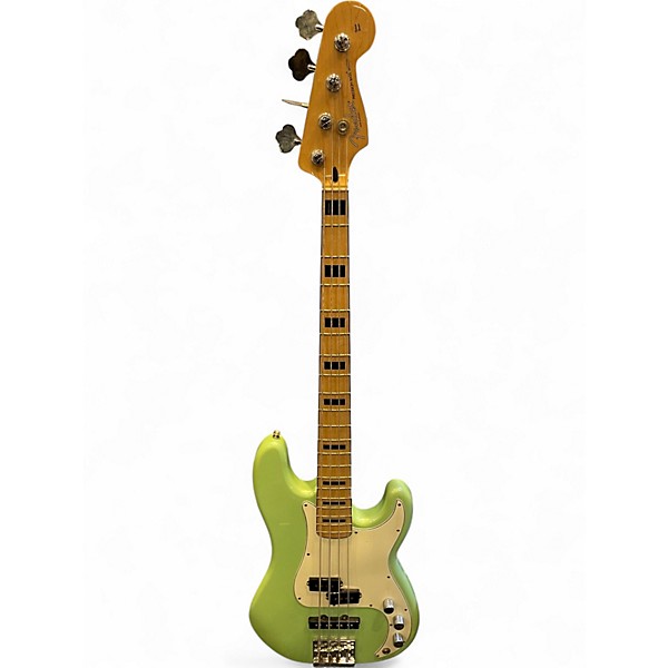 Used Fender FSR Deluxe Special Precision Bass Seafoam Green Electric Bass Guitar