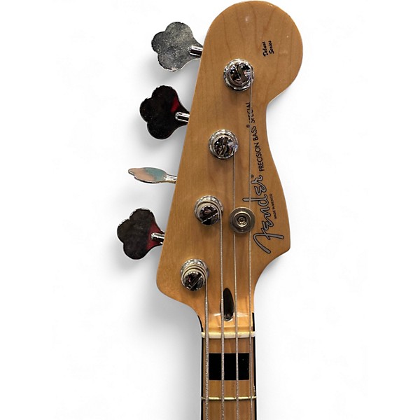 Used Fender FSR Deluxe Special Precision Bass Seafoam Green Electric Bass Guitar