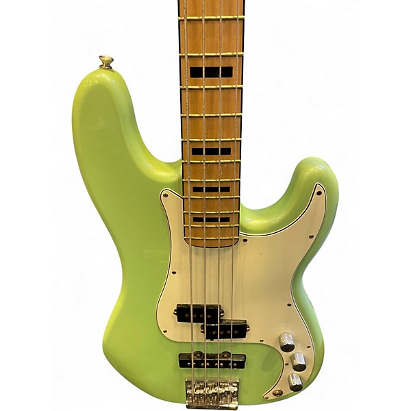 Used Fender FSR Deluxe Special Precision Bass Seafoam Green Electric Bass Guitar