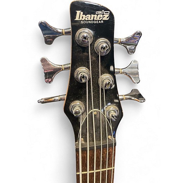 Used Ibanez GSR396 6 String Brown Electric Bass Guitar