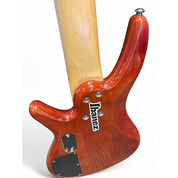 Used Ibanez GSR396 6 String Brown Electric Bass Guitar