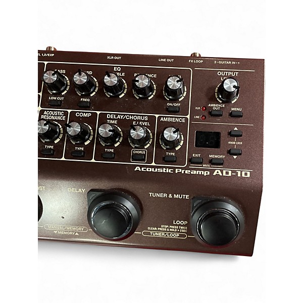 Used Boss AD-10 Acoustic Preamp Effect Processor