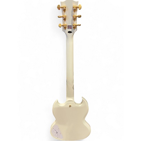 Used 2025 Epiphone Inspired by Gibson Les Paul Custom SG Classic White Solid Body Electric Guitar