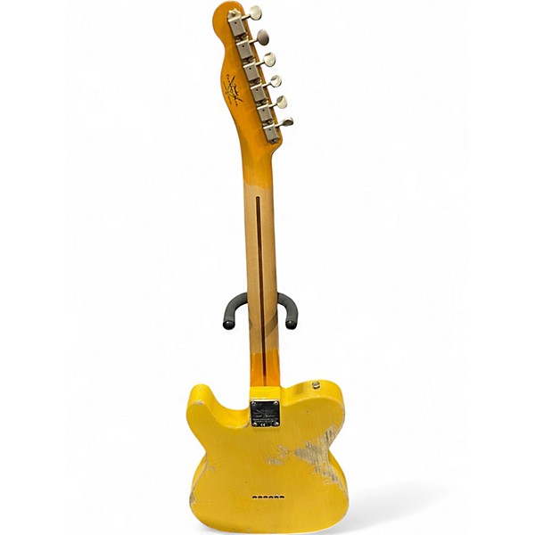 Used 2020 Fender Custom Shop 70th Anniversary Broadcaster Heavy Relic Heavy Relic Blonde Solid Body Electric Guitar