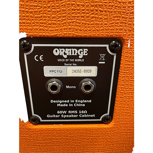 Used Orange Amplifiers PPC112C 1x12 Guitar Cabinet
