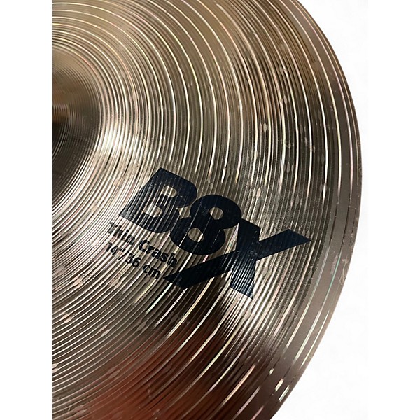 Used SABIAN 14in B8X CRASH Cymbal