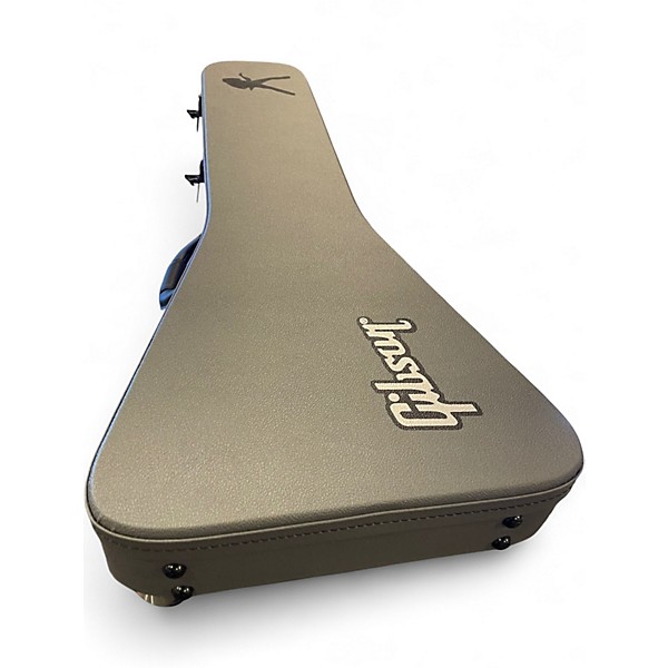 Used Gibson CAORINA FLYING V WALNUT  Brown Solid Body Electric Guitar