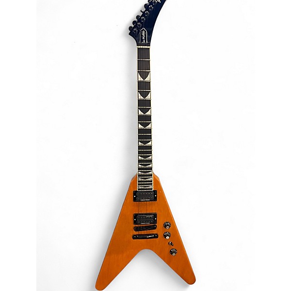 Used Gibson CAORINA FLYING V WALNUT  Brown Solid Body Electric Guitar