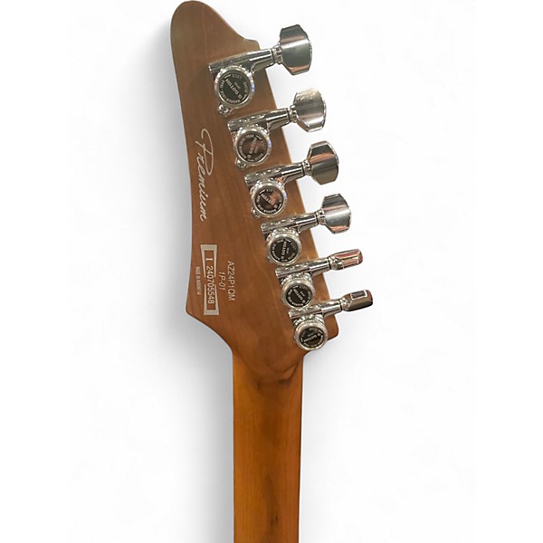 Used Ibanez AZ24P1QM Ocean Blue Burst Solid Body Electric Guitar