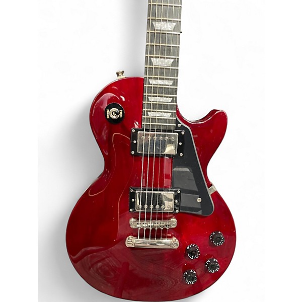 Used 2010s Epiphone Les Paul Studio Wine Red Solid Body Electric Guitar