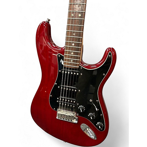 Used Fender American Select Stratocaster Trans Red Solid Body Electric Guitar