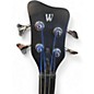 Used Warwick Pro Series Standard Corvette 4 String Fretless Bubinga Electric Bass Guitar