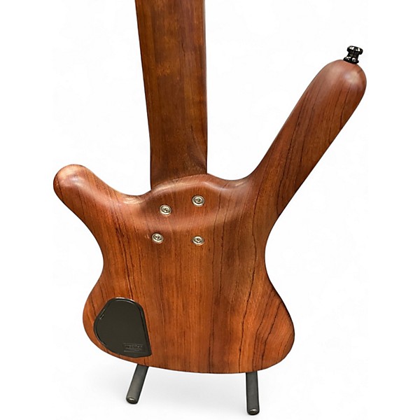 Used Warwick Pro Series Standard Corvette 4 String Fretless Bubinga Electric Bass Guitar