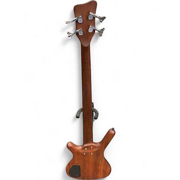 Used Warwick Pro Series Standard Corvette 4 String Fretless Bubinga Electric Bass Guitar